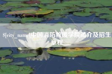 图木舒克中国消防救援学院简介及招生章程