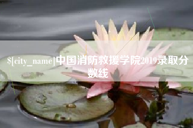 图木舒克中国消防救援学院2019录取分数线