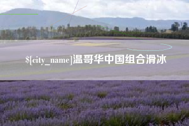 图木舒克温哥华中国组合滑冰