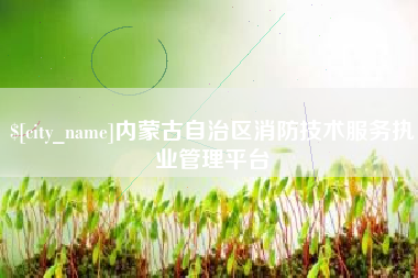 图木舒克内蒙古自治区消防技术服务执业管理平台