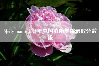 图木舒克2021年中国消防学院录取分数线