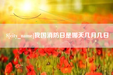 图木舒克我国消防日是哪天几月几日