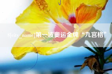图木舒克第一波奥运金牌“九宫格”