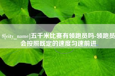 图木舒克五千米比赛有领跑员吗-领跑员会按照既定的速度匀速前进
