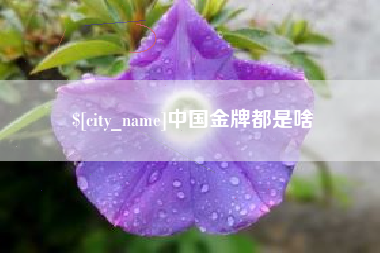 图木舒克中国金牌都是啥