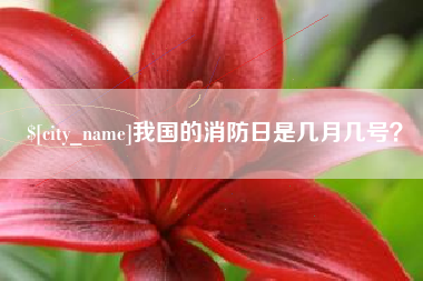 图木舒克我国的消防日是几月几号？