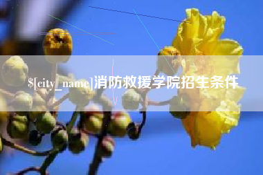 图木舒克消防救援学院招生条件