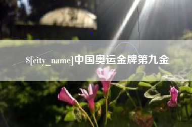 图木舒克中国奥运金牌第九金