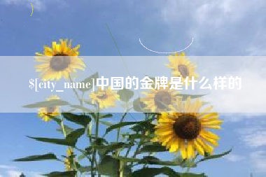 图木舒克中国的金牌是什么样的